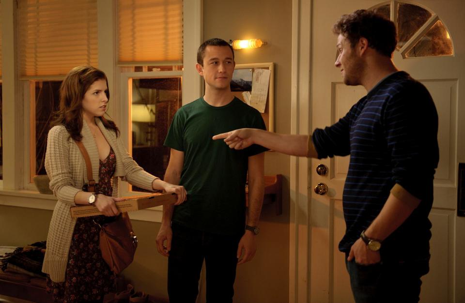 Joseph Gordon-Leavitt, Seth Rogen and Anna Kendrick star in director Jonathan Levine’s “50/50.” 