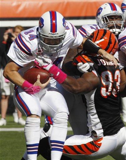 On Sunday, Ryan Fitzpatrick '05 and the Buffalo Bills suffered their first loss of the 2011 season to the Cincinnati Bengals.