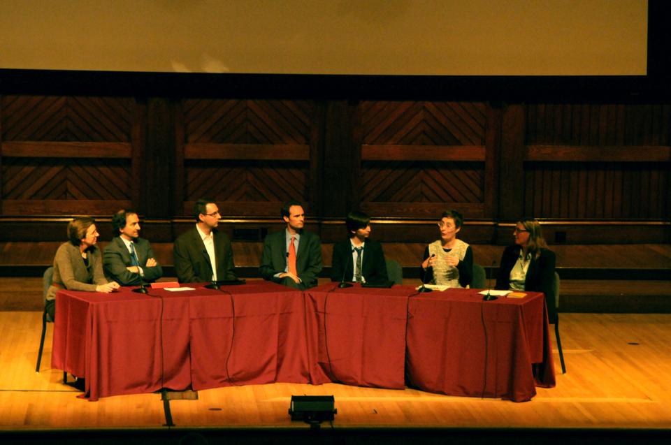 Among a panel of prominent scholars and librarians, Mary Lister shares her vision for the library of the future at "Harvard Library Thinks Big: Harvard Library Strategic Conversations."