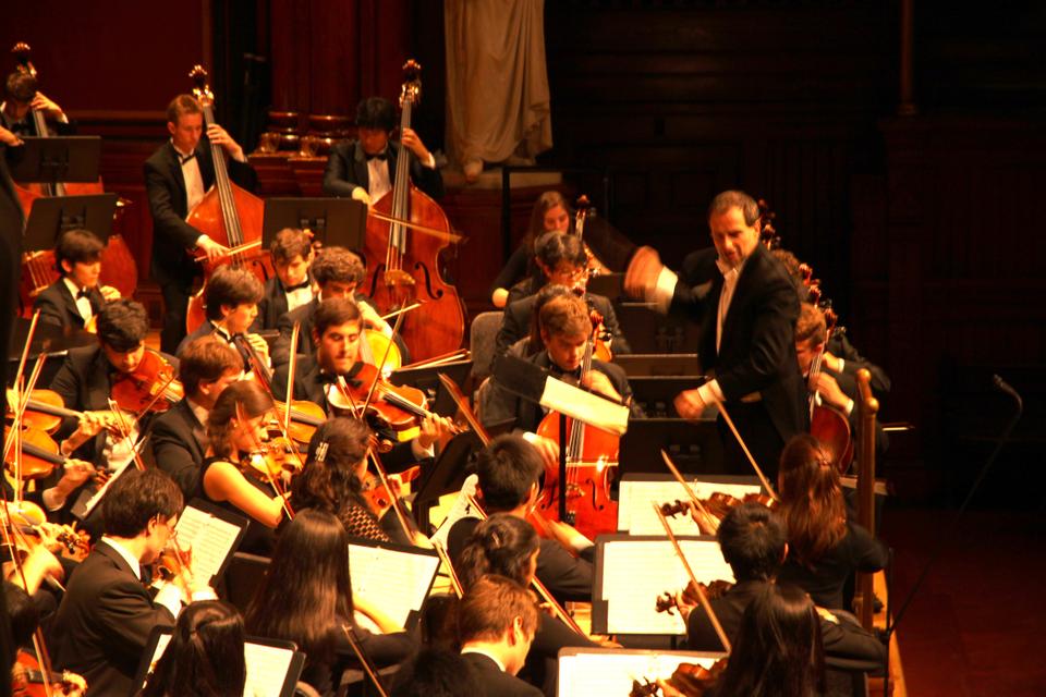 Harvard-Radcliffe Orchestra dazzled its audience Saturday with pieces by Lieberson, Wagner, and Beethoven at the Freshman Parent's Weekend show in Sanders on Saturday.