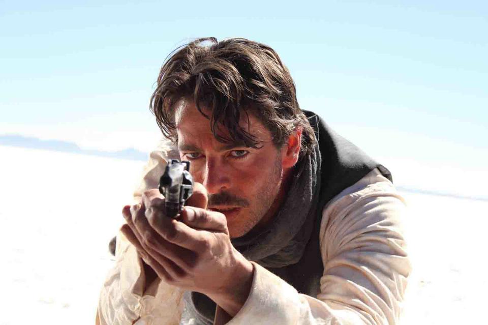 Eduardo Noriega stars alongside Sam Shepard in “Blackthorn,” a new take on the Butch Cassidy legend by director Mateo Gil and writer Miguel Barros.