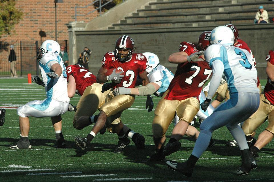 Former NFL running back Clifton Dawson ’07 has returned to the gridiron as coach of his Harvard Business School section’s flag football team. Dawson, who is the all-time leader in rushing yards in the Ivy League, decided not to play because he thought his team would have an unfair edge.