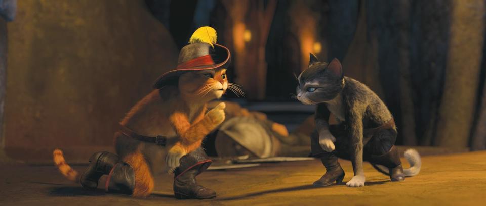 Antonio Banderas voices the irrascible title character in director Chris Miller’s new movie “Puss in Boots.”