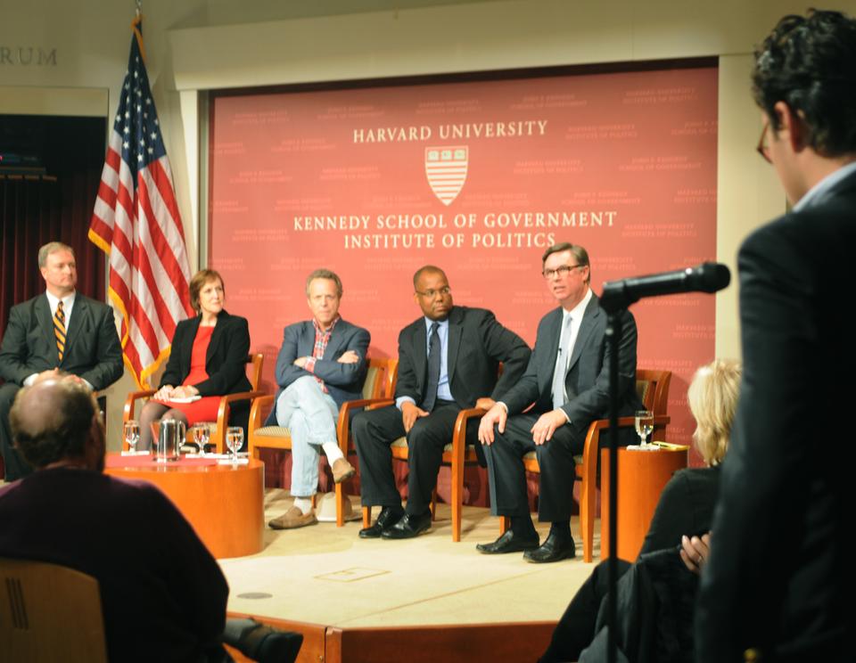 Harvard Institute of Politics holds a forum called “Campaign 2012: How Americans Will Select Their Next President,” which focus on the possiblity of a third party option in the upcoming presidential election.