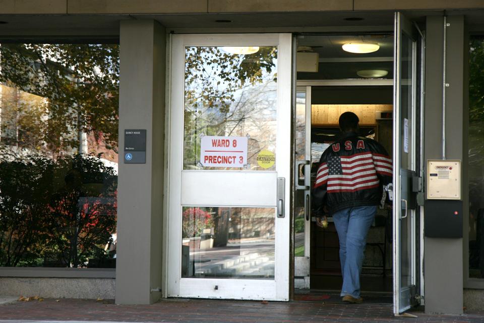 Cambridge municipal elections took place on November 8, and Harvard's Quincy House served as a polling station for voters to select their candidates for city council and school board.
