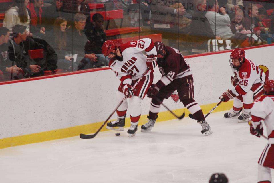 Number 27-Petr Placek '15  Number 26-Luke Greiner '13 vs. Colgate 11/12/2011