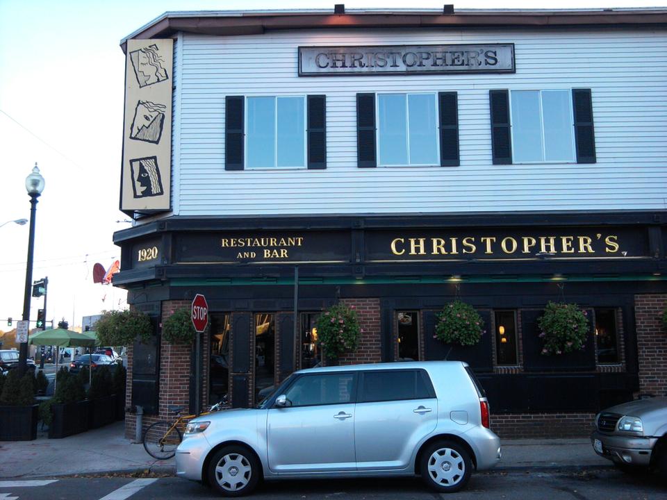 Try the 'burgahs' at Christopher's.