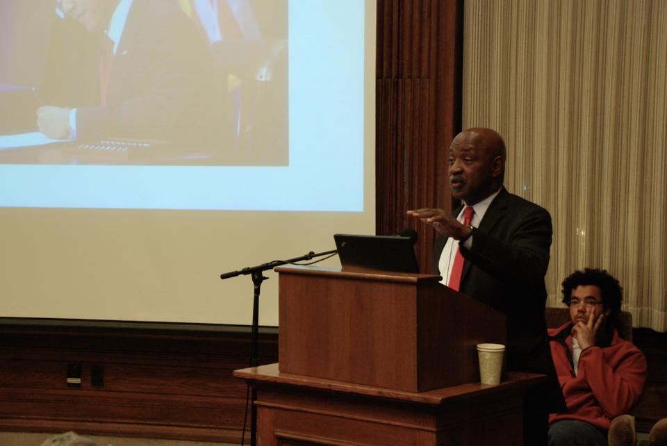 Harvard Law School Professor Charles J. Ogletree discusses the impact of race on President Barack Obama's campaign and administration. 