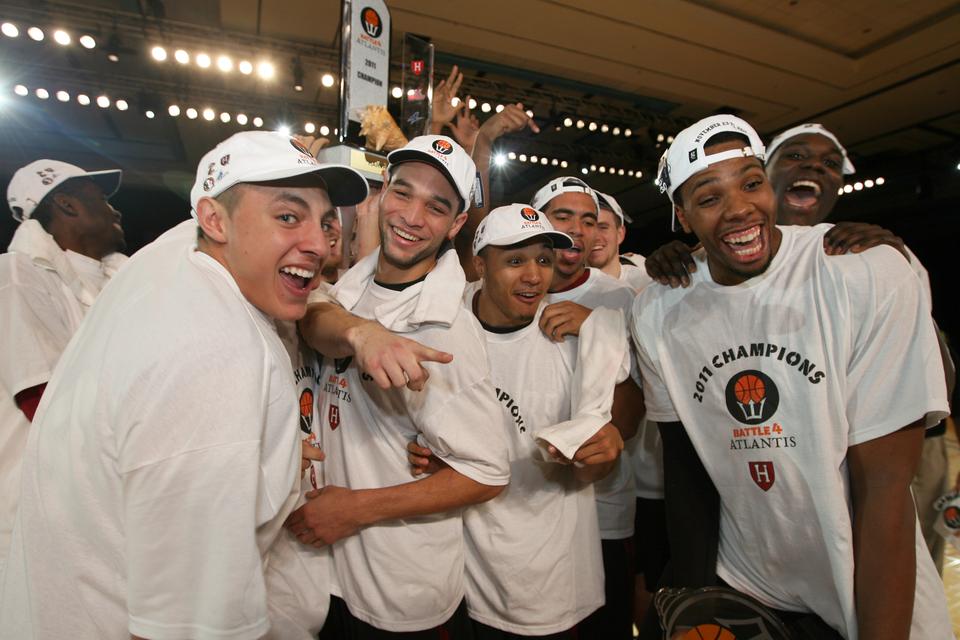 Harvard won the inaugural Battle 4 Atlantis with a 59-49 defeat of Central Florida Saturday afternoon.
