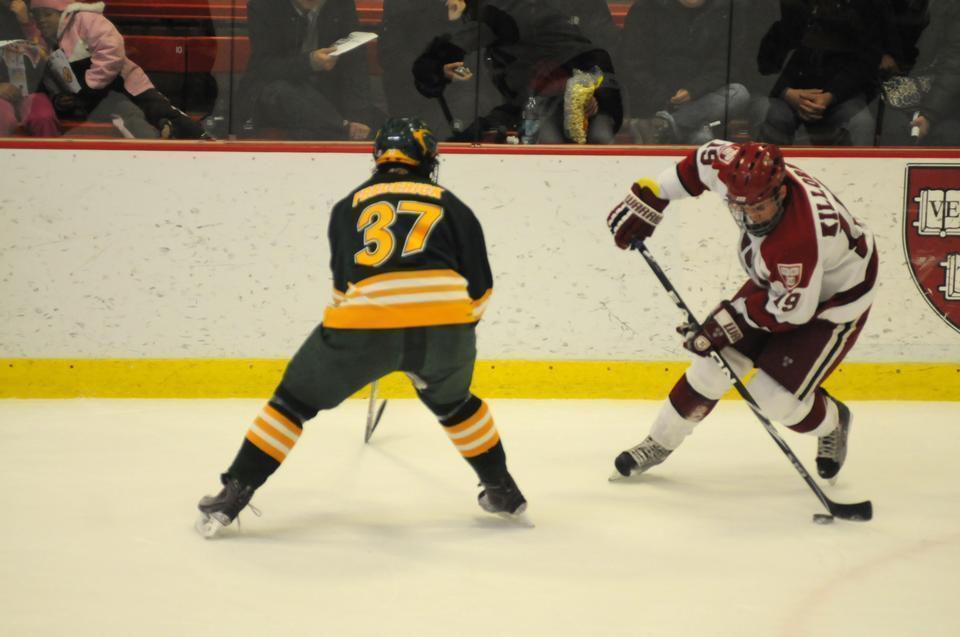 Assistant-captain Alex Killorn, who was drafted by the Tampa Bay Lightning in 2007, leads the Crimson’s high-powered offense into unfriendly territory as Harvard takes on UMass on Friday in its second non-conference matchup of the season. It defeated UNH, 7-6, in its first.