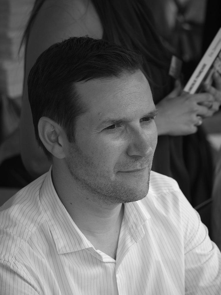 French author Frédéric Mars visited Harvard as part of a two-way interview.