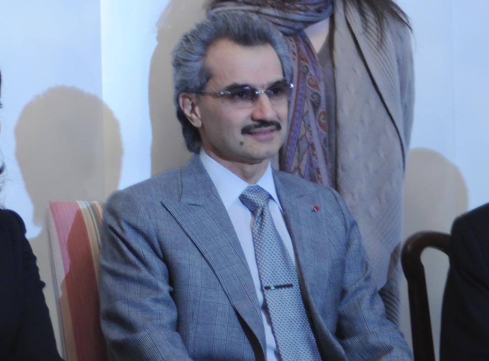 Prince Alwaleed Bin Talal of Saudi Arabia discusses the effects of the Arab Spring and the future of government in the Middle East on Wednesday. 