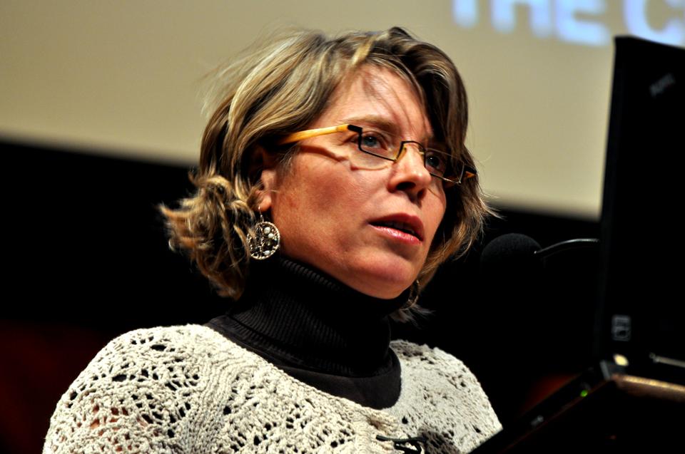 History Professor Jill Lepore discusses the game of life at Harvard Thinks Big on Thursday, February 9th, in Saunders Theater.