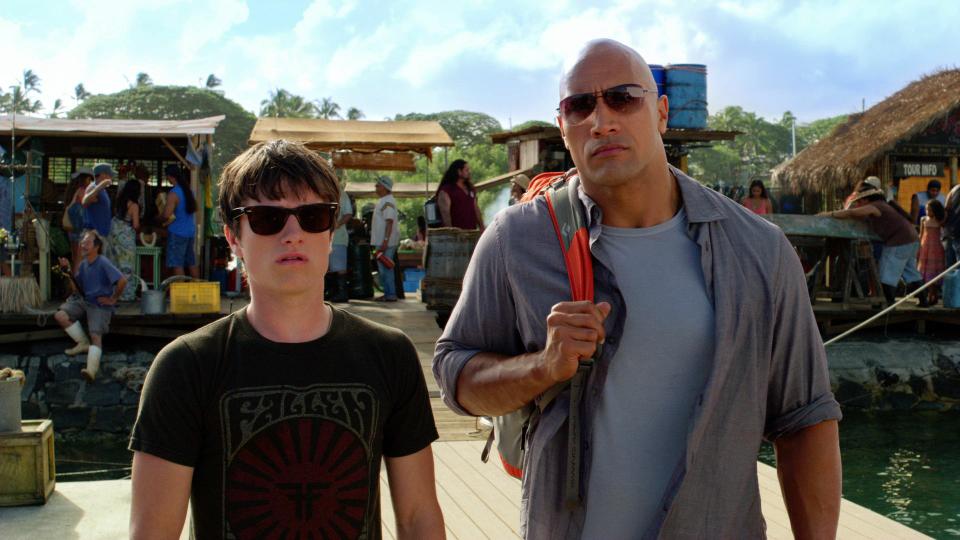 Sean Anderson (Josh Hutcherson) and stepfather Hank (Dwayne Johnson) set off to find adventure in director Brad Peyton’s newest creation, “Journey 2: The Mysterious Island.”