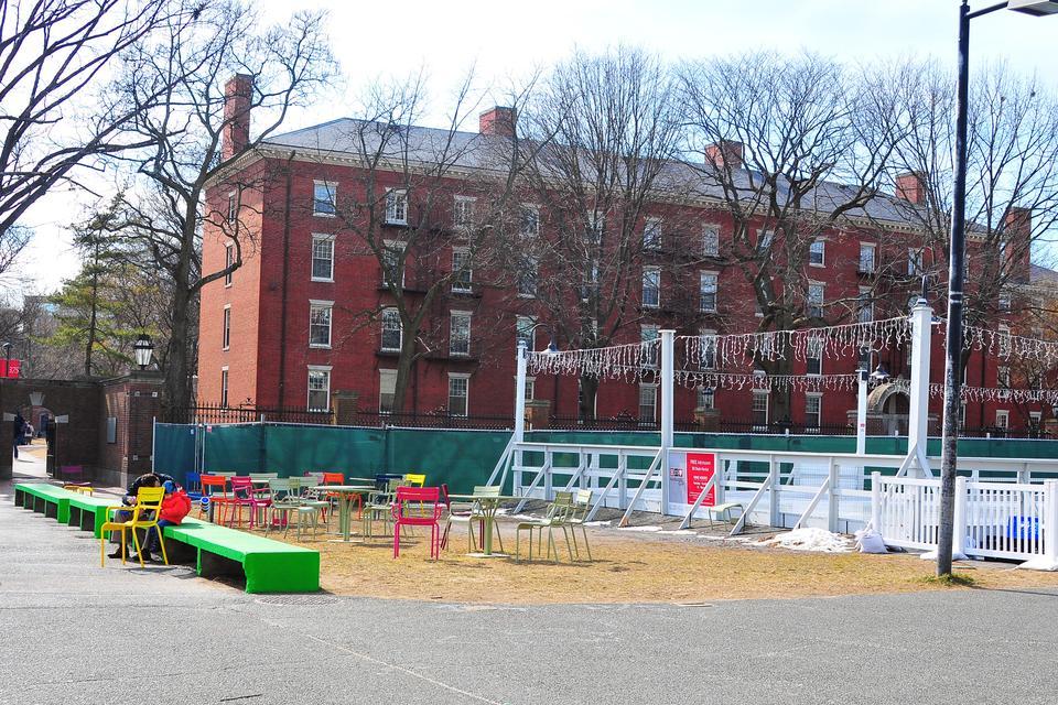 Harvard will refurbish the plaza in front of the Science Center in the coming months.