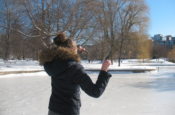 Lost: One jacket. Please bring it back. It's cold out.