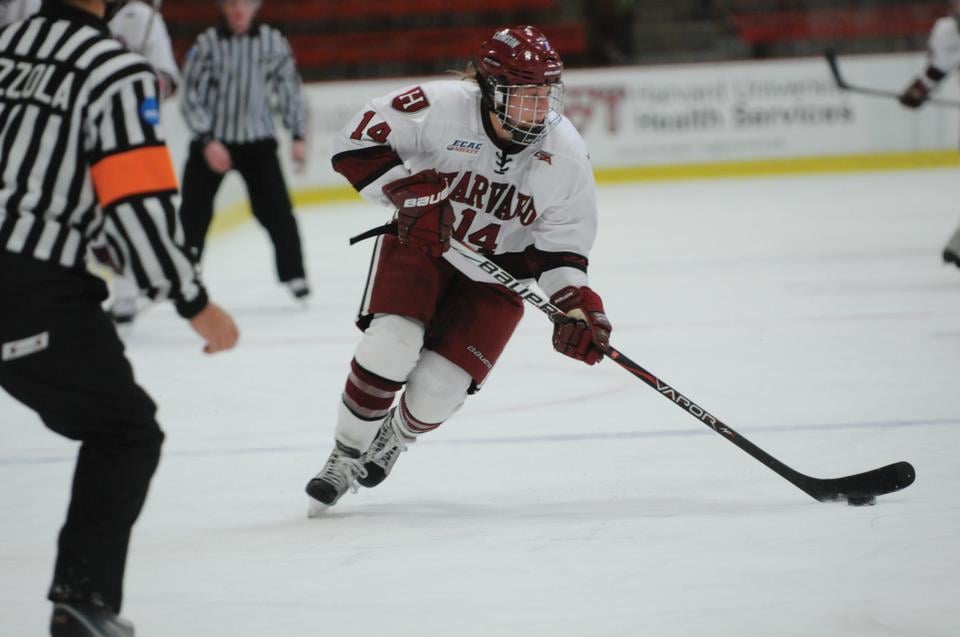 Junior forward Jill Dempsey and the Harvard women’s hockey team will take on Ivy rival Princeton in a best-of-three series this weekend at Bright Hockey Center for a shot at a berth in the ECAC semifinals. The speedy junior leads the Crimson with 42 points on 23 goals and 19 assists.