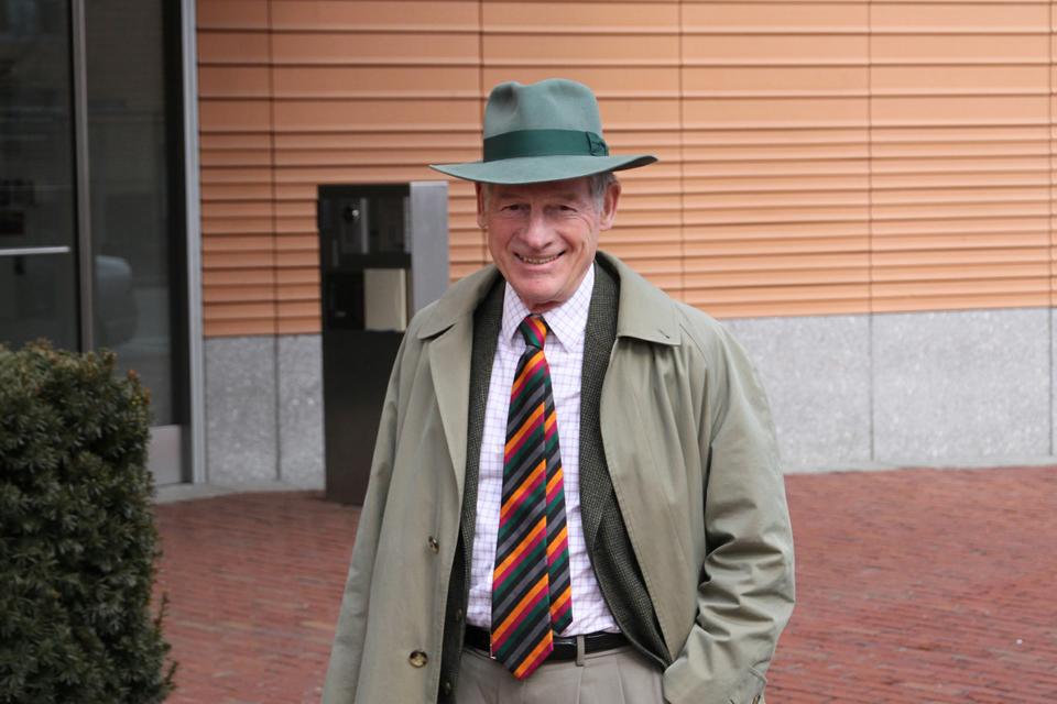 Harvey C. Mansfield '53, a government professor, has attended some of the John Adams Society's events.