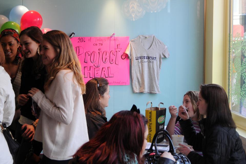 On Saturday March 03, Pinkberry partners with Project HEAL in an effort to combat eating disorders. The organization, cofounded by Kristina Saffran '14, helps struggling individuals reach full recovery. 