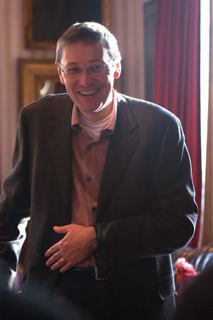 As an economics concentrator, Lin must have taken Ec 10, which means he might have seen, or maybe even have shaken hands with, Professor Mankiw. Given 
Mankiw’s attendance record, this is the most speculative item on our list.
