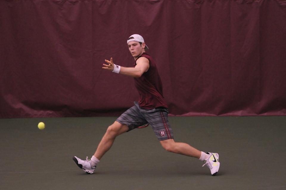 Senior Jonathan Pearlman has played a major role in the Crimson’s recent successes. If Harvard hopes to add to its nine-game winning streak, the senior will have to be at the top of his game in his doubles and singles matches. Pearlman is set to face BC’s No. 1, Akash Muppidi, in his singles matchup.