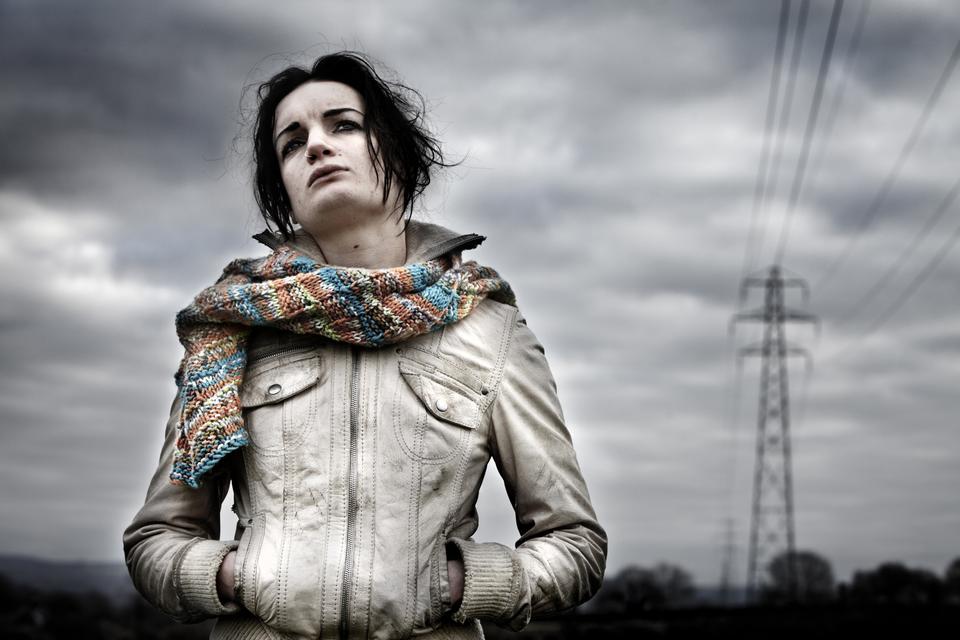 Actress Aoife Duffin is pictured above in a still from John McIlduff’s “Behold the Lamb,” which was shown at the 13th Annual Irish Film Festival, Boston. Duffin plays Liz, a pregnant junkie.