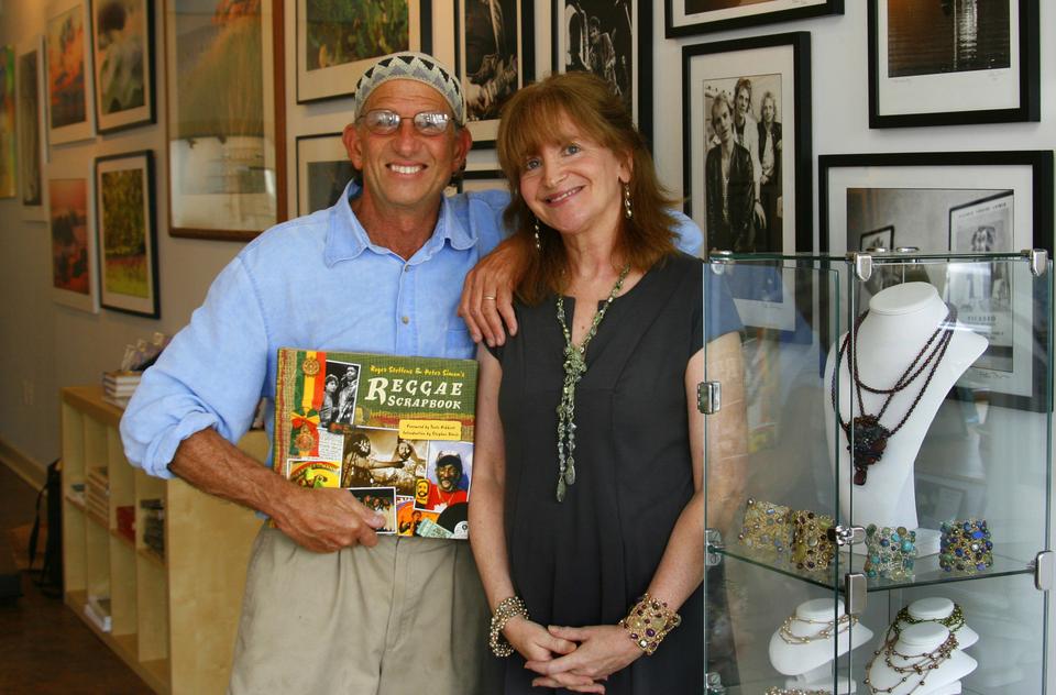 Peter R. Simon, a photographer who spent time living on a hippie commune, chose to focus on commercial photography in order to support a family with his wife, Ronni (pictured).