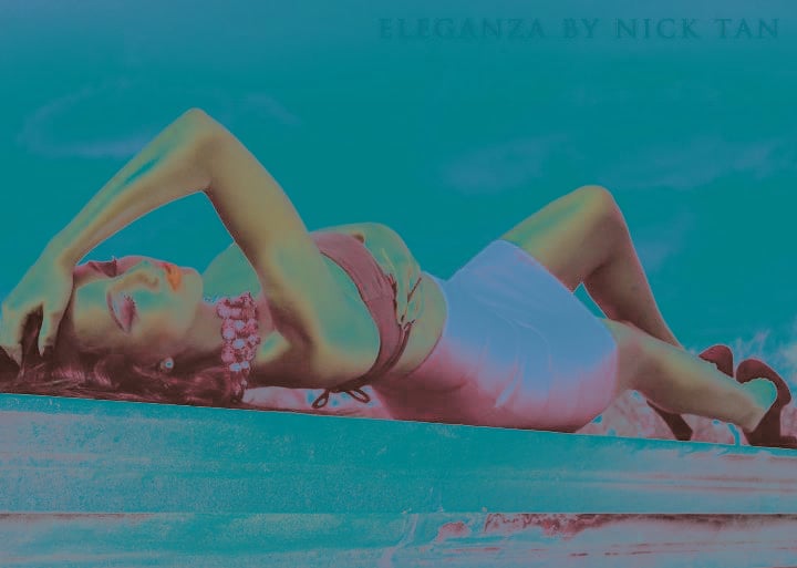 Some pictures of Eleganza models were photoshopped to change their appearances. Here, one of the models after the photoshopping.