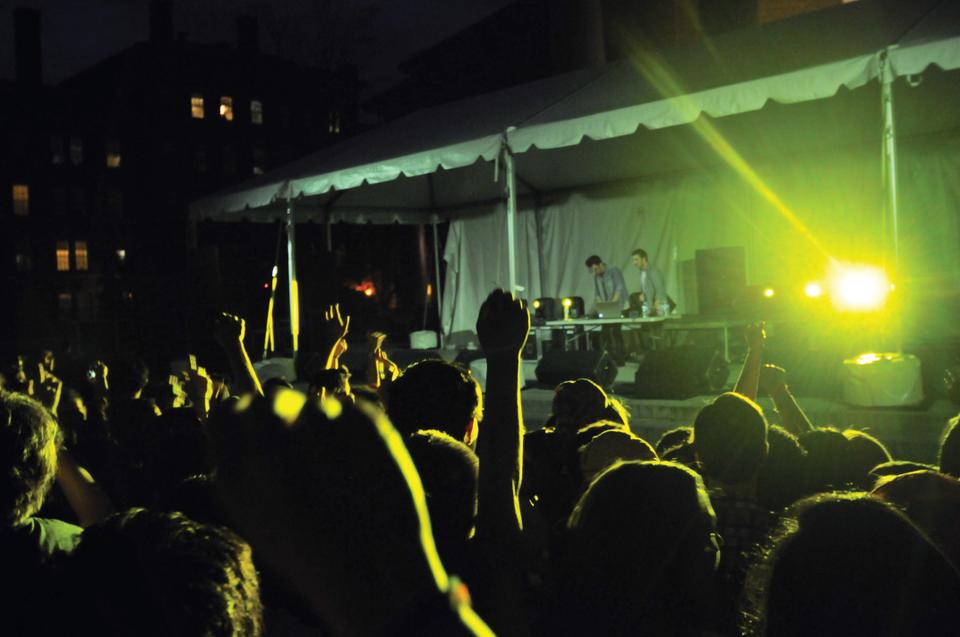 Headliners, The Cataracs, conclude Yardfest with an energetic performance of its hit “Like a G6” at the end of Yardfest on April 12, 2012.