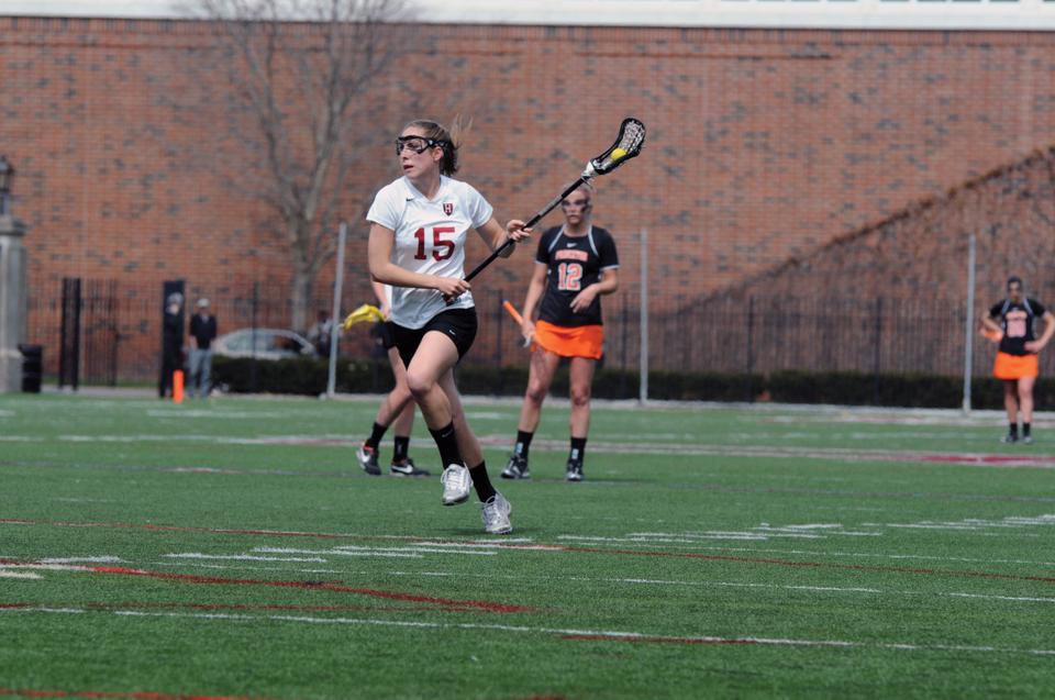 Junior Jennifer VanderMeulen has been a force for the Crimson this season. She looks to lead the squad to an upset of Penn on Friday night.