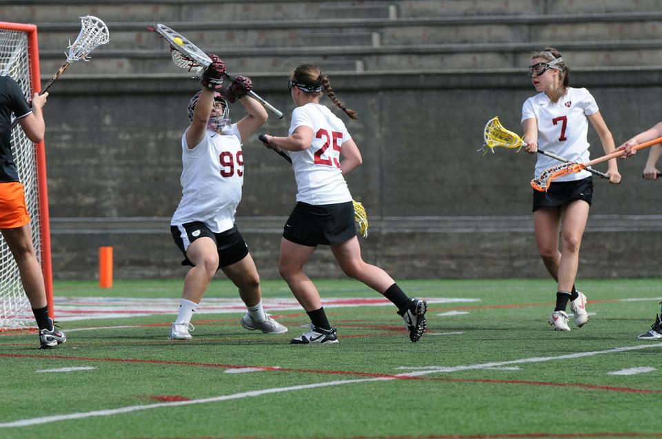 Freshman goalkeeper Kelly Weis came up big for the Crimson in her rookie campaign, finishing 14th in the nation in save percentage.  