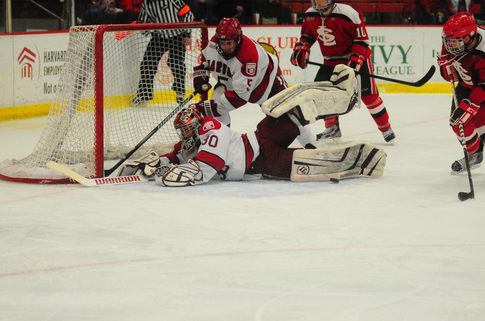 After replacing freshman goaltender Steve Michalek late in the year, sophomore Raphael Girard shined in the postseason.