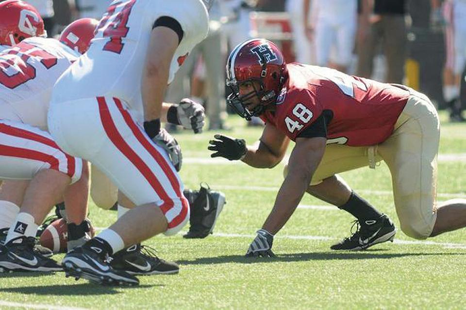 The Ivy League Defensive Player of the Year, fifth-year senior Josue Ortiz led the conference with 10 sacks and finished fourth with 14.5 tackles for a loss. 