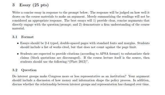 About 125 students are under investigation for improper collaboration and plagiarism on the exam which included short answer questions and this essay prompt.