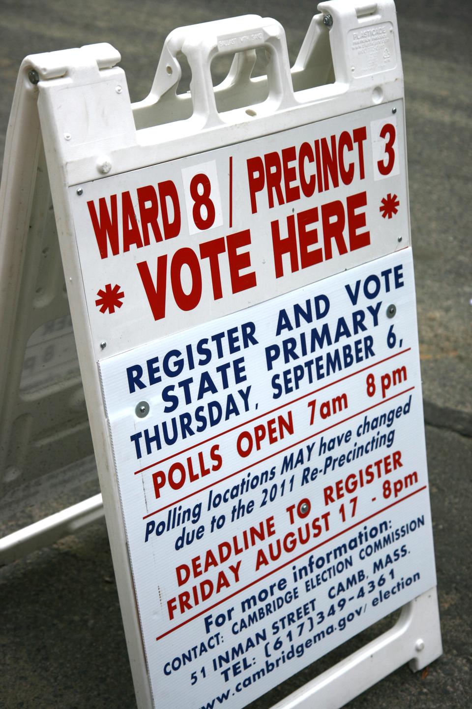 Quincy House served as a polling station for primary elections for the Cambridge municipal government and the United States Congress.