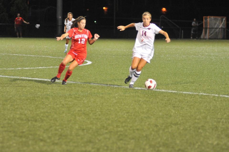 Junior co-captain Peyton Johnson and the Harvard women’s soccer team will take on Dayton at Soldiers Field Soccer Stadium before traveling to Colgate this weekend. Johnson—who earned a spot on last year’s All-Ivy first team—notched a goal and an assist in the Crimson’s season opener.