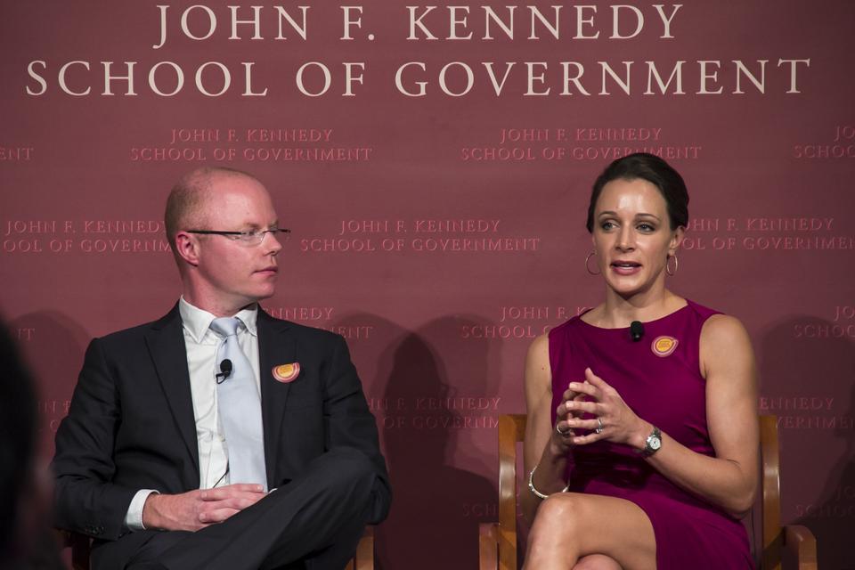 Paula Broadwell (MC/MPA '08) and Stephen J. Donnelly (MPA/ID '08) discuss the merits of public service and how citizens should not be discouraged from active involvement by the current political climate.