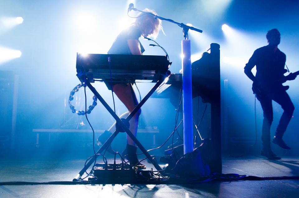 Metric performs at the Orpheum Theater Boston on September 20th, promoting their new album "Synthetica". Emily Haines, Metric frontwoman, pumped out the crowd with furious headshaking and dancing onstage. Half Moon Run, an indie band from Canada, opened for Metric. 