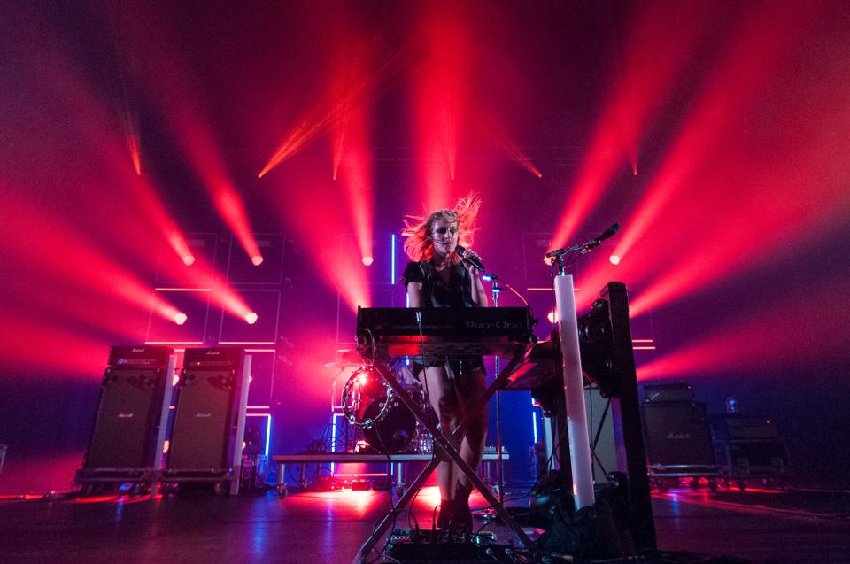 Metric performs at the Orpheum Theater Boston on September 20th, promoting their new album "Synthetica". Emily Haines, Metric frontwoman, pumped out the crowd with furious headshaking and dancing onstage. Half Moon Run, an indie band from Canada, opened for Metric. 