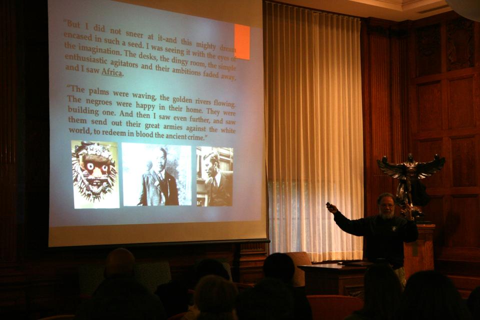 Robert A. HIll, Professor Emeritus of History at the University of California, Los Angeles, discusses race, ethnicity, and African identity at the graduate student-organized conference "Reconsidering Caribbean Diaspora." FridaSeptember 28