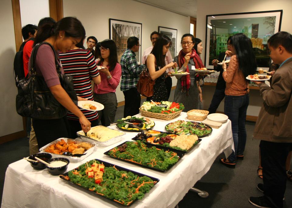 Students from Beijing University mingled with Harvard students and faculty during their 10-day visit to Harvard, which featured events focusing on social entrepreneurship and education