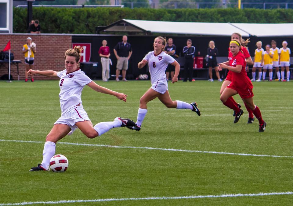 Sophomore Meg Casscells-Hamby and senior Taryn Kurcz lead Harvard in scoring and will work to help the team’s offense capitalize on a Brown defense that has struggled to stifle its opponents’ attack in Saturday’s game.