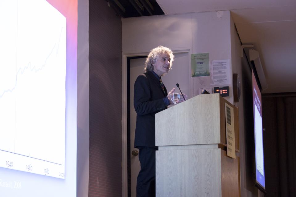 Harvard psychology professor Steven Pinker discusses why violence has been diminishing for millennia and and we may be living in the most peaceful time in our species' existence. 
