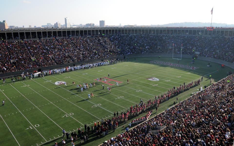 Like the Harvard football team’s season, the 129th Game didn’t turn out as predicted.
