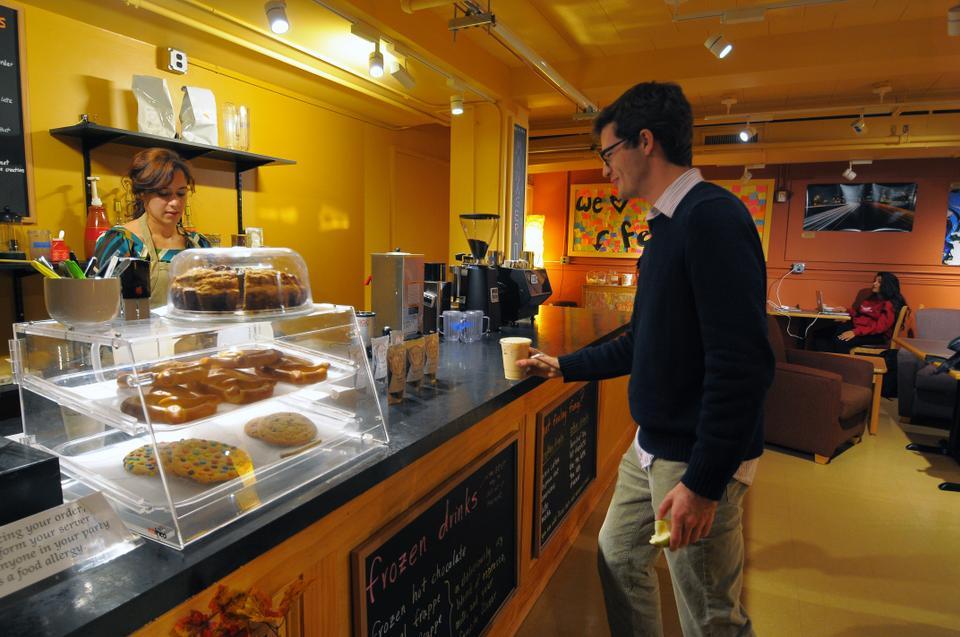 On Monday night, Cabot Café hosted a special tea-tasting event. Students such as Danny Z. Wilson sampled exotic flavors including Moroccan Mint, Jade Oolong, and Vanilla Rooibos. The night's most popular flavors will be added permanently to the menu.
