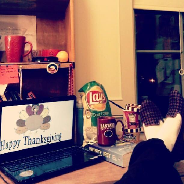 "Thanksgiving 2012 in Weld 25, home away from home."—Mai T. Nguyen '16