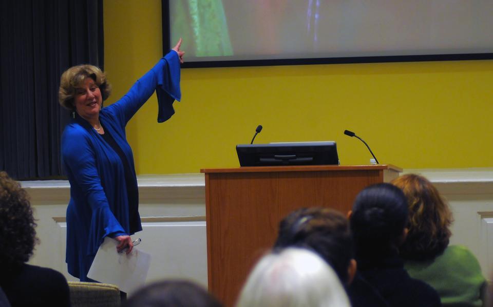 Hilary M. Schor, professor of English, comparative literature, and law at the University of Southern California gives a talk about the relationship between the British Prime Minister and the Queen of England.