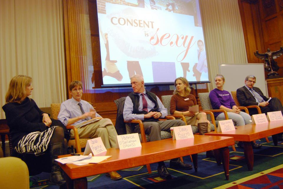 On Wednesday evening, representatives from OSAPR (Office of Sexual Assault Prevention and Response), HUHS (Harvard University Health Services) , HUPD (Harvard University Police Department), SMHS (Student Mental Health Services), Response, and the Administration Board discuss what is done when someone is concerned about sexual assault at Harvard. One major concern from all representatives is the discrepancy between the large number of concerns that OSAPR receives, compared to the very small number of cases brought to HUPD or the Administration Board.