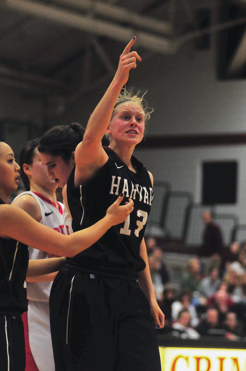 Lavietes Pavilion (home game), Harvard win, 65-59. Byline: SARAH P REID