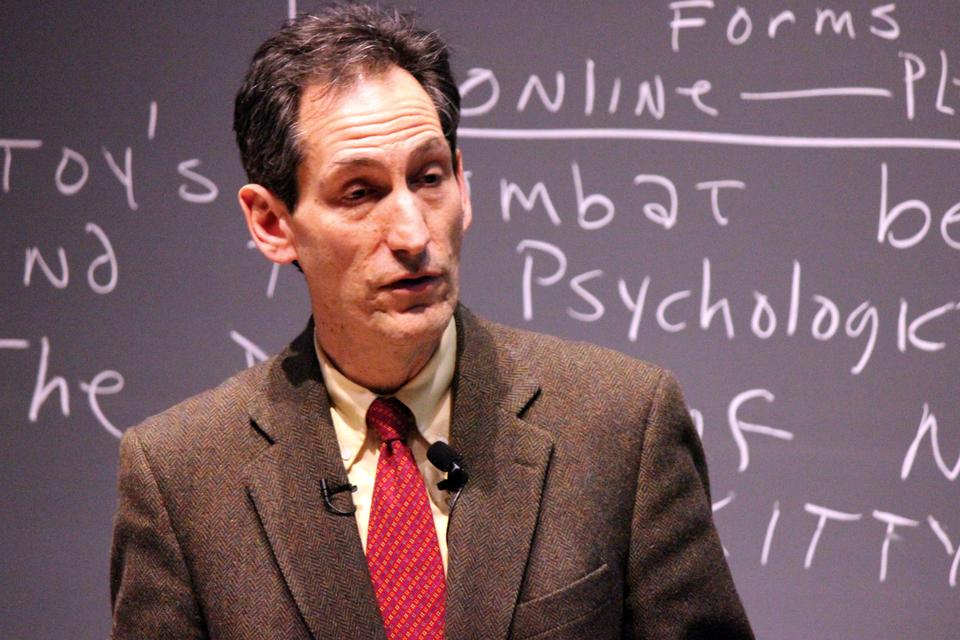 Jon B. Alterman speaks during a talk entitled "The Egyptian Revolutions and Defining the New Normals" sponsored by Center for Middle Eastern Studies on Monday December 3, 2012. 